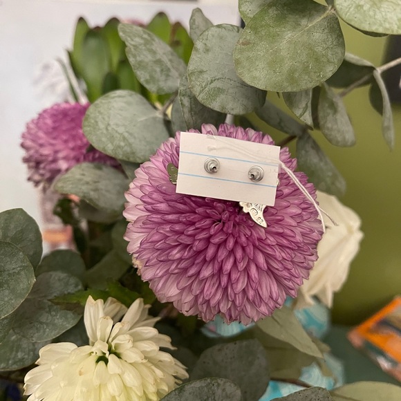 Sterling silver cowboy boots earrings turquoise - Picture 5 of 8